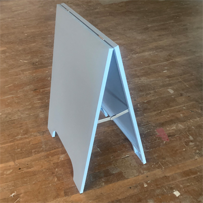 Kundenstopper Aufsteller DIN A0 Kaffeezeit mit oder ohne Druck oder Spiegel